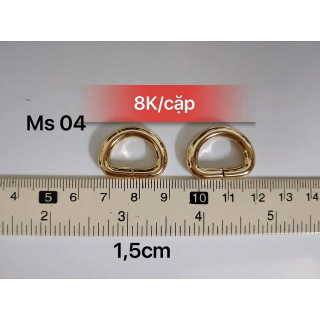 Khoen D lọt lòng 1,5cm - Ms KD04