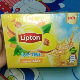 Trà Lipton Ice Tea hòa tan hương Đào hộp 240g (16 gói)