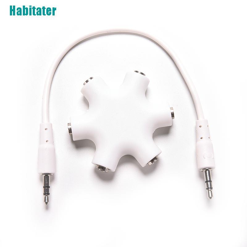 Đầu Chia Cổng Tai Nghe 3.5mm Từ 1 Sang 2 3 4 5 Tiện Dụng