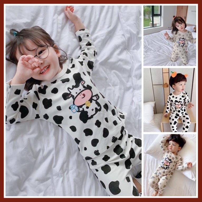 BỘ BÒ SỮA DÀI TAY DỄ THƯƠNG CHO BÉ