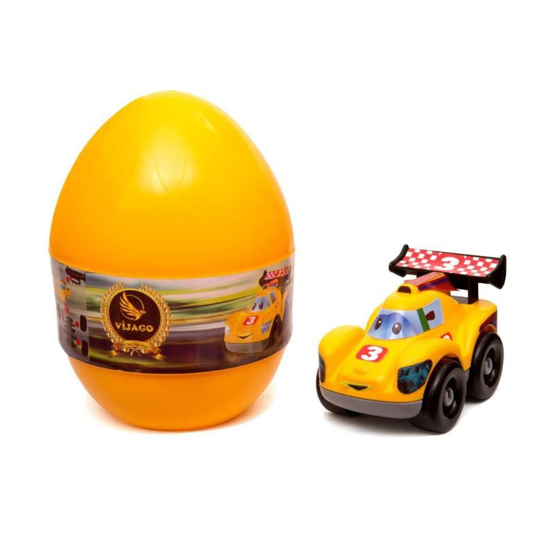 Đồ chơi bóc quả trứng sưu tập xe taxi, xe xúc , xe đua cho bé hàng việt nam