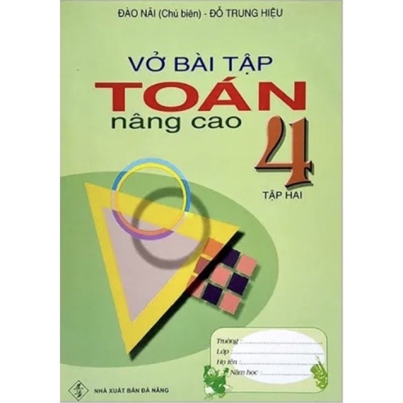 Sách - (Combo 2 tập) Vở Bài Tập Toán Nâng Cao 4