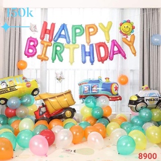 Sét trang trí sinh nhật chủ đề xe cho bé trai 054
