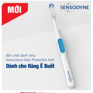 Bàn chải đánh răng Sensodyne Daily Protection Soft dành cho răng ê buốt