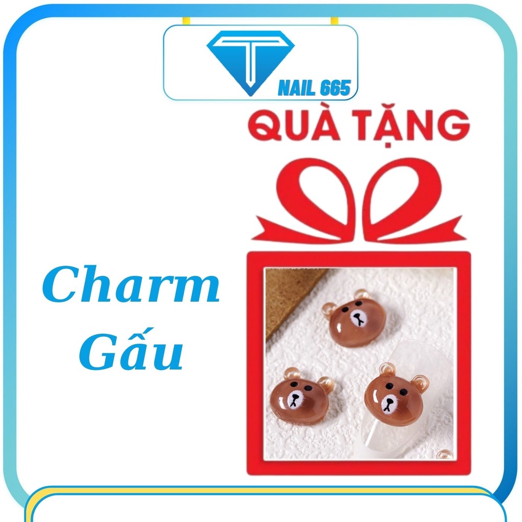 [ TẶNG CHARM GẤU GẮN MÓNG NAIL ] Sét sơn gel móng tay nail , Sơn móng tay nail  4 màu tặng bảng màu xinh
