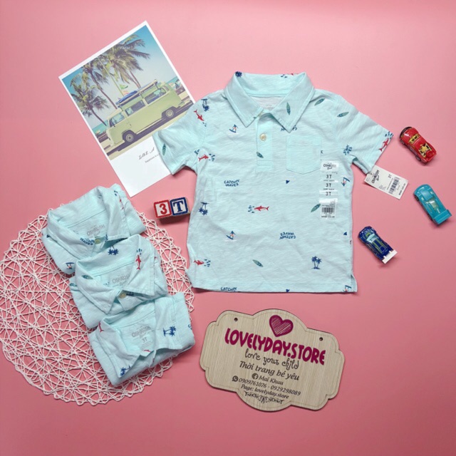 Áo thun bé trai hiệu Oshkosh