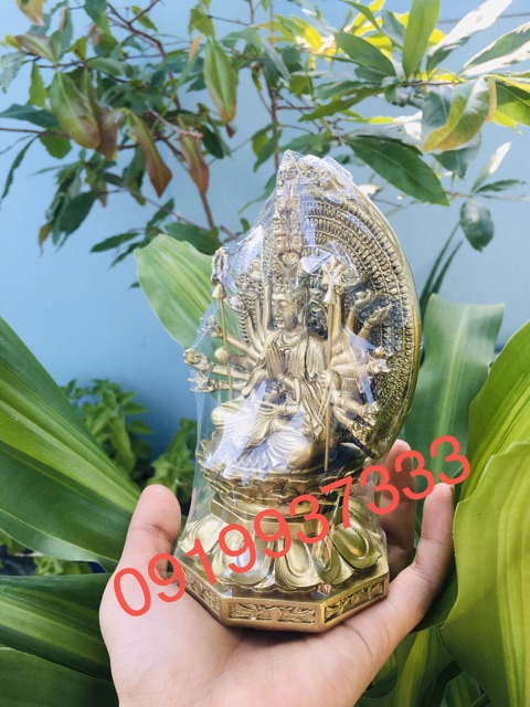 Tượng Phật Thiên Thủ Thiên Nhãn cao 16 cm