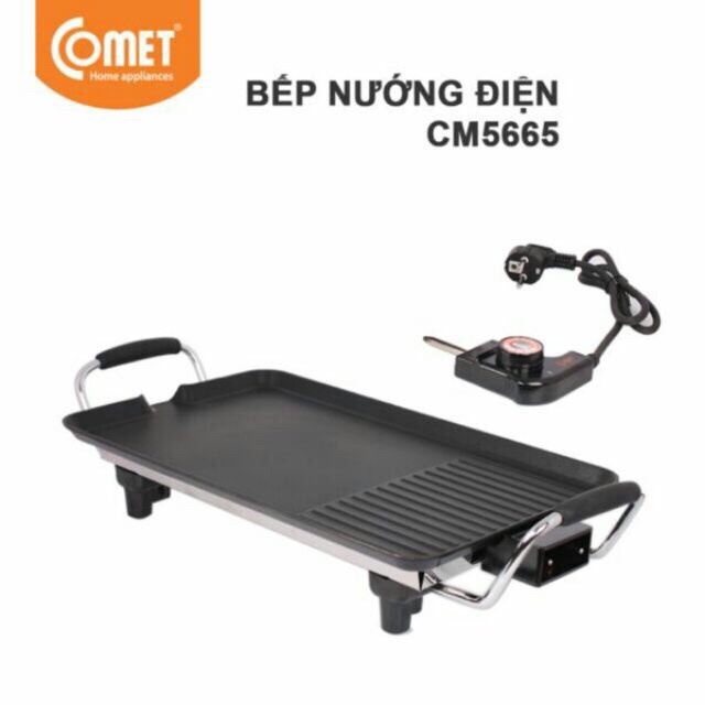 Bếp Nướng Điện Không Khói Comet CM5665 - Hàng Chính Hãng