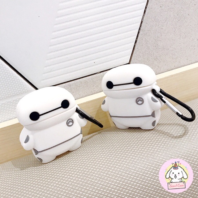 Ốp case vỏ airpods 1 2 3 pro bao đựng tai nghe không dây Big Hero 6