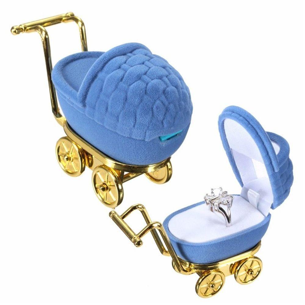 ANEMONE Giá Đỡ Trưng Bày Nhẫn Bằng Nhung Gắn Xe Đẩy Tiện Dụng