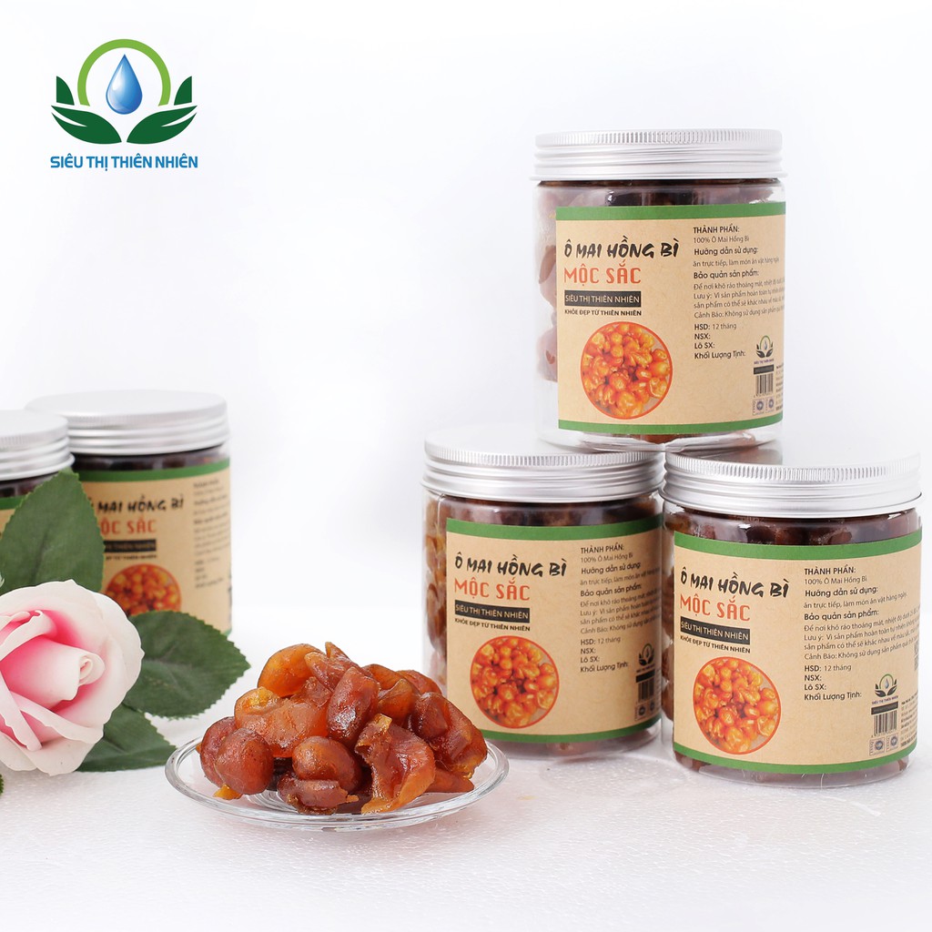Ô mai hồng bì Mộc Sắc, hoàng bì xí muội hạ sốt, giải cảm nguyên chất của siêu thị thiên nhiên