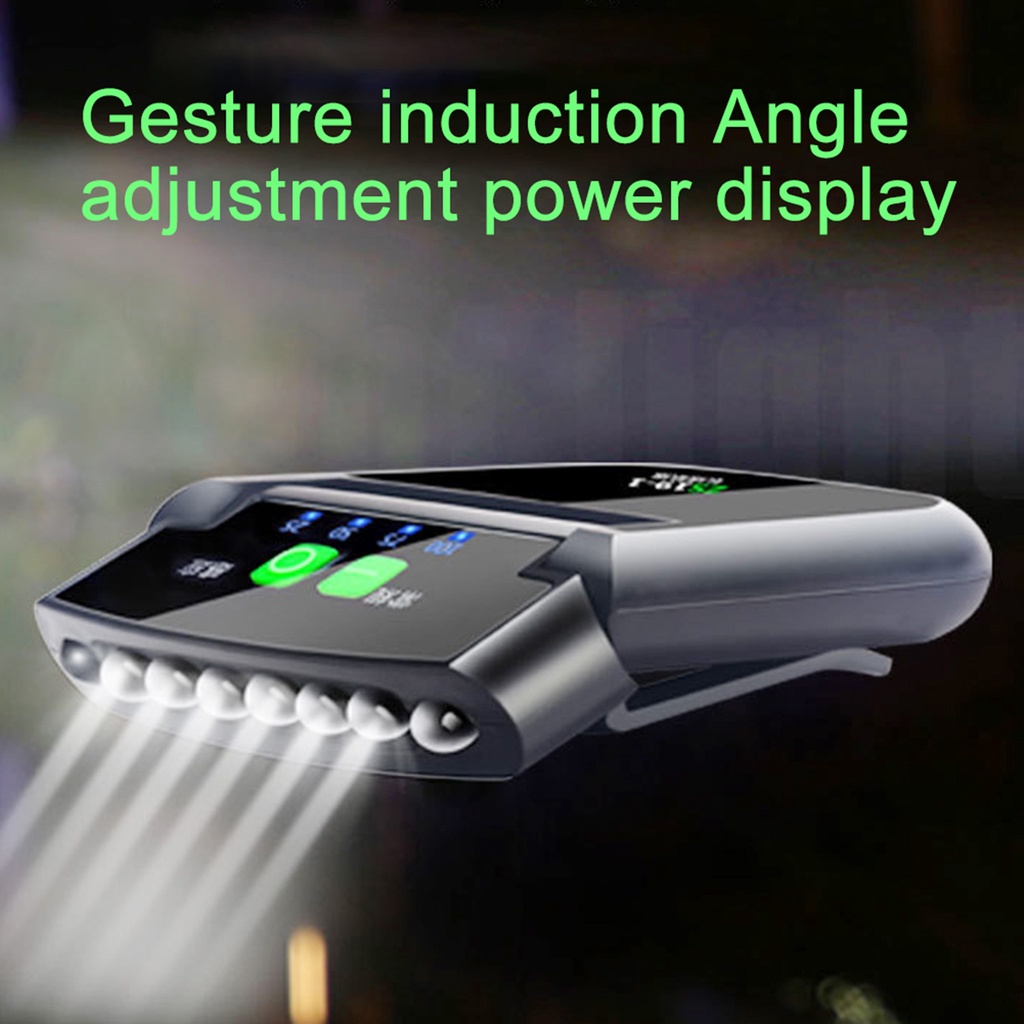 Đèn LED Kẹp Mũ Lưỡi Trai Có Thể Điều Chỉnh Sạc Bằng Cổng USB Dùng Khi Đi Câu Cá / Leo Núi