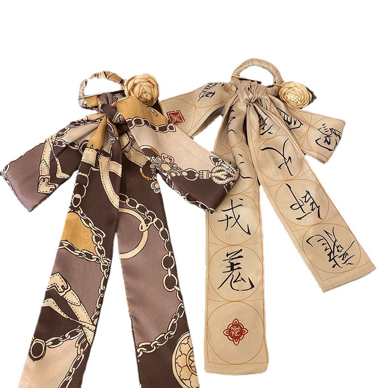 Dây Buộc Tóc Thắt Nơ Phong Cách Trung Hoa Cổ Điển Đơn Giản