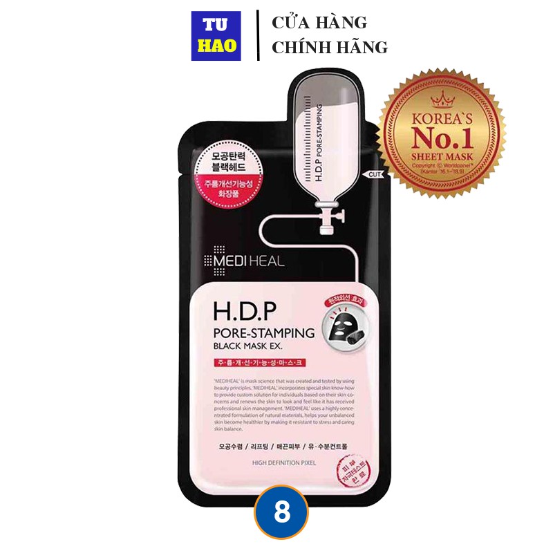 Bán lẻ Mặt nạ giấy cấp ẩm, dưỡng trắng, làm dịu da, Mediheal Mask EX 25ml - Từ Hảo