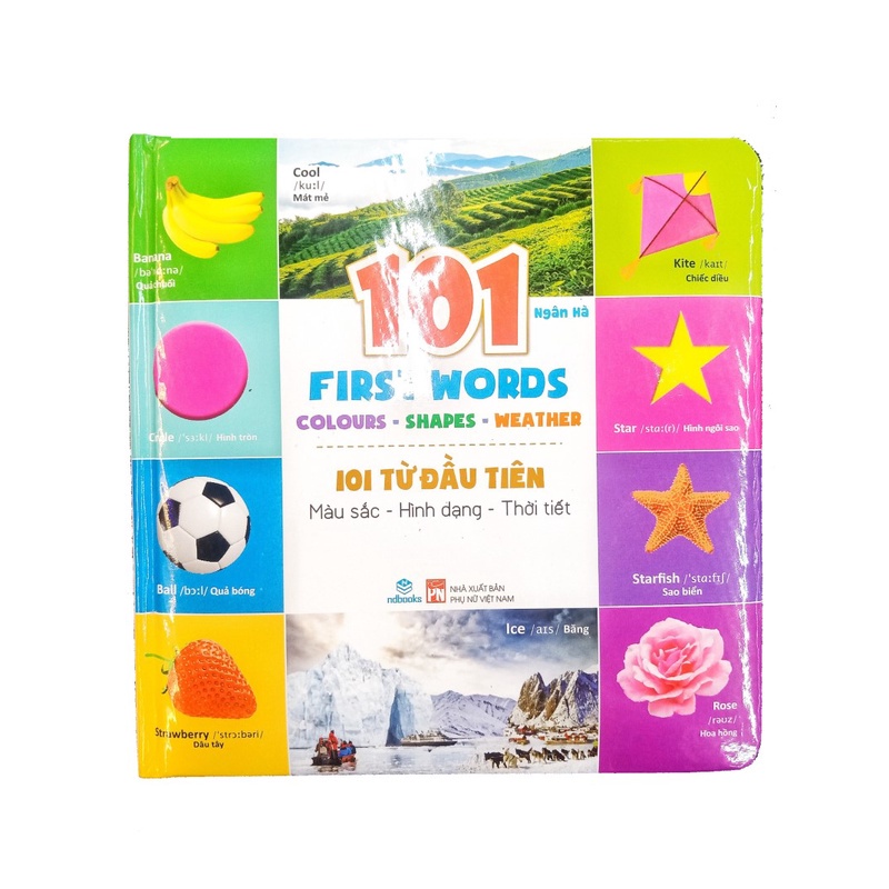 Sách - 101 First Words - 101 Từ đầu tiên - Song ngữ Anh - Việt - ndbooks
