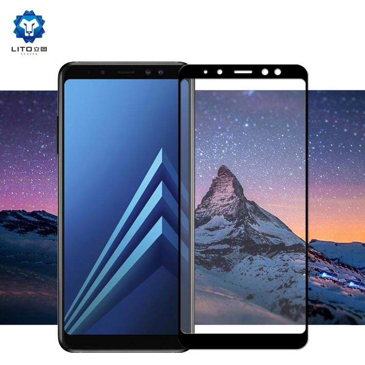 Kính cường lực Samsung Galaxy A6 , A6 plus , A8 , A8 plus full màn hình 9D / 10D tặng kèm giấy lau 2 mặt