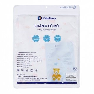 Chăn ủ có mũ mềm mại KidsPlaza (Hồng)