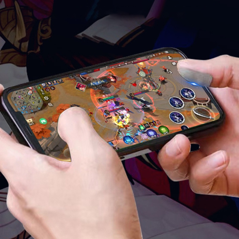Bộ 10 Miếng Dán Ngón Tay Chống Mồ Hôi Thoáng Khí Cho Chơi Game Điện Thoại