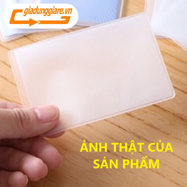 Set 10 Túi đựng thẻ căn cước công dân , bao đựng thẻ ngân hàng ATM , bằng lái xe chống chày xước , bay màu bảo vệ thẻ