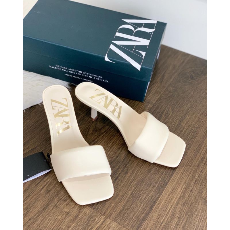 Zara Giày Sandal S13465 Kiểu Dáng Trẻ Trung Năng Động