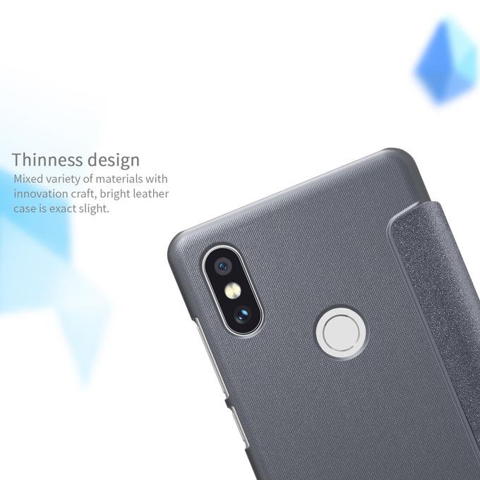 Nillkin Bao Da Nắp Gập Lấp Lánh Thời Trang Cho Xiaomi Mi Mix 2s Ốp