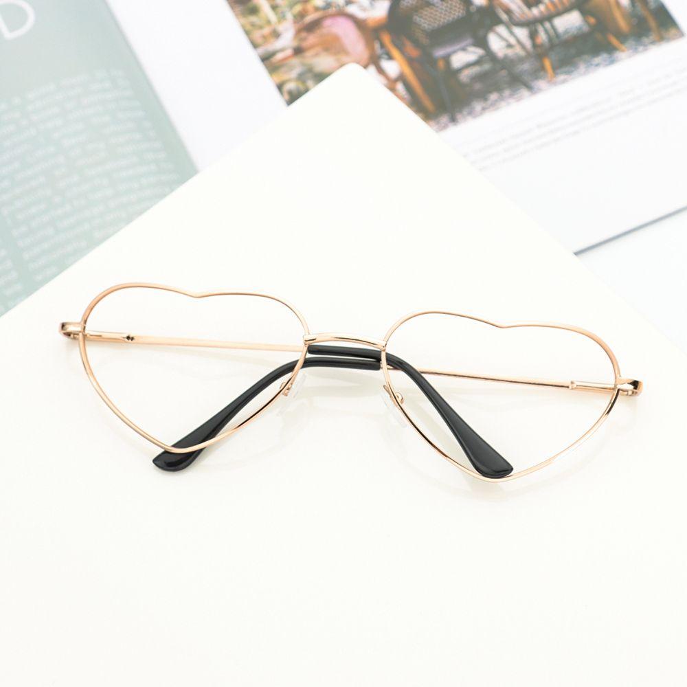 JONYE Mắt Kính Gọng Kim Loại Dùng Hóa Trang Độc Đáo