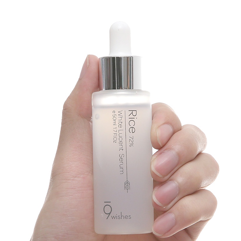 [Tem Chính Hãng] Tinh chất dưỡng gạo 9 Wishes Rice 72% White Lucent Serum Hàn Quốc 50ml