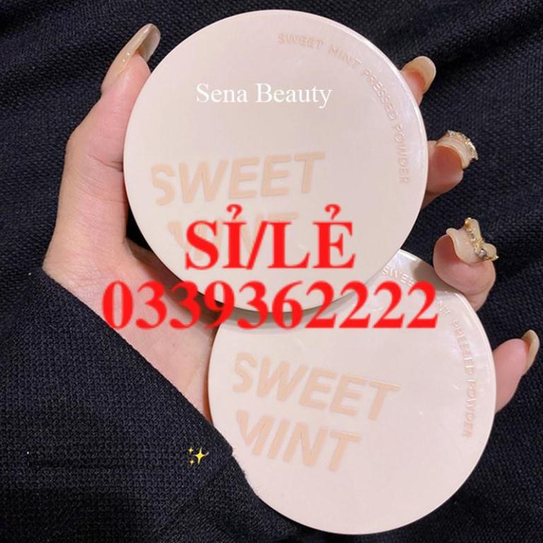 [ CHÍNH HÃNG ] Phấn phủ nén Sweet Mint 8G dành cho da dầu Sena Beauty  HAIANHSHOP