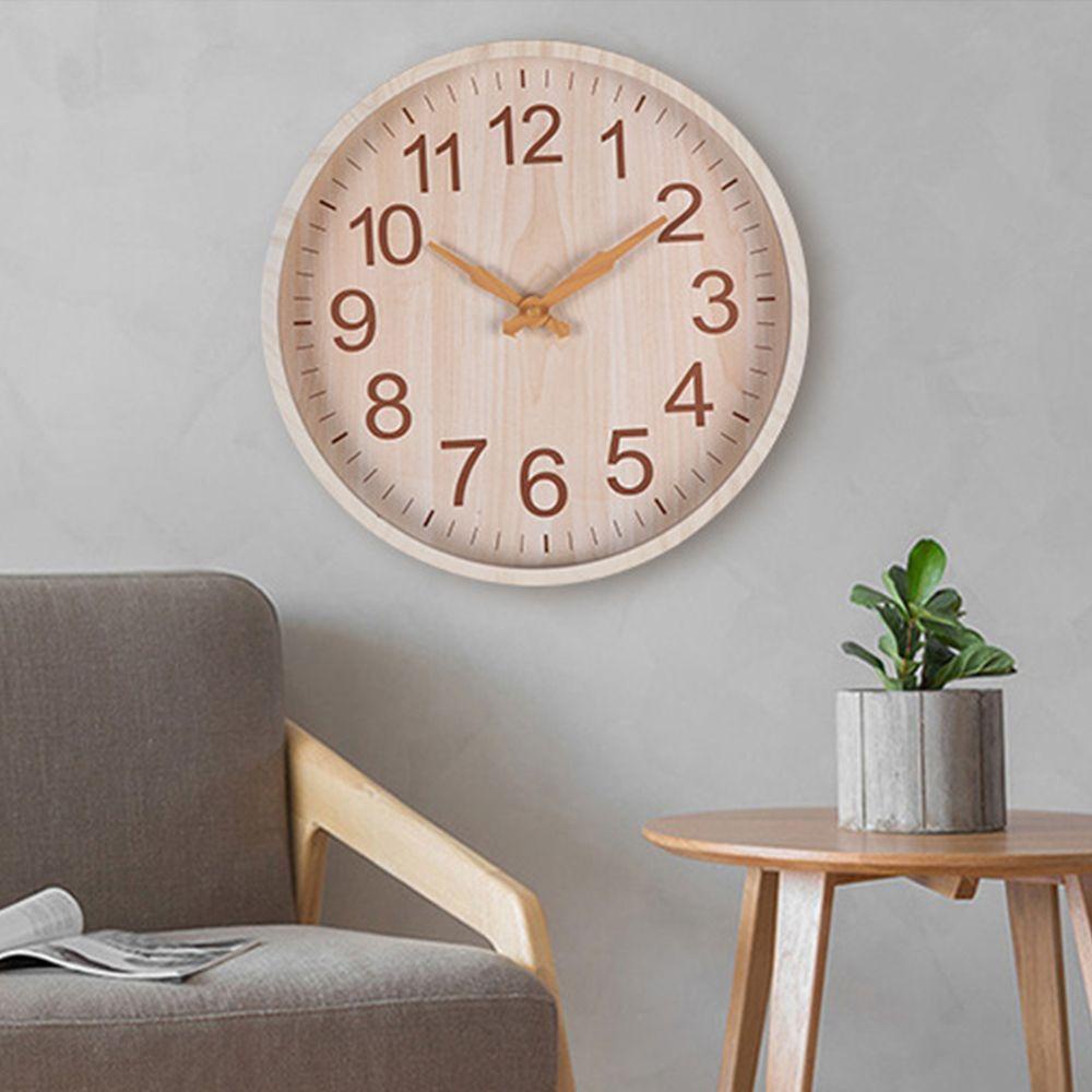 Đồng Hồ Treo Tường 3D 12inch Phong Cách Bắc Âu Độc Đáo Trang Trí Nhà Cửa