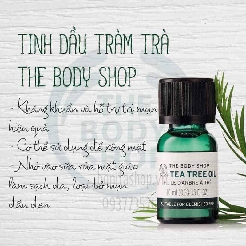 Tinh dầu tràm dành cho da mụn The Body Shop Tea Tree Oil