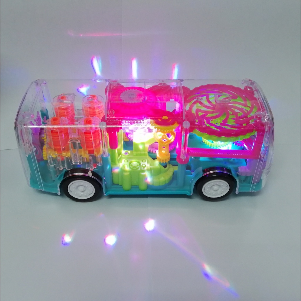 Xe buýt đồ chơi mô hình cho bé phát sáng phát nhạc vui nhộn, xe bus mô hình giúp bé phát triển tư duy