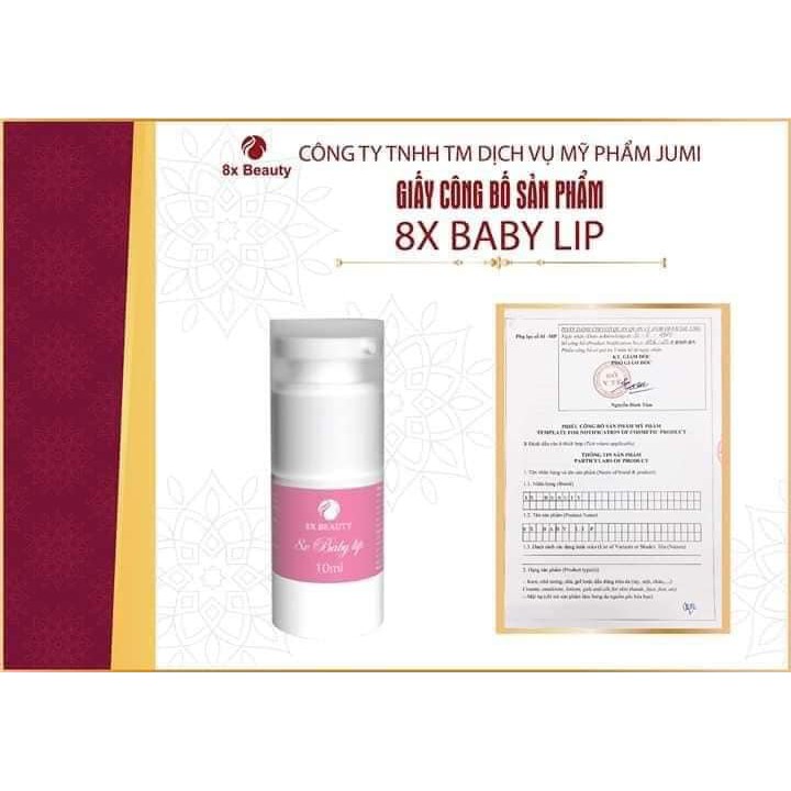 combo khử thâm môi 8x baby lip (tặng 1 son 8x lipstick) | BigBuy360 - bigbuy360.vn