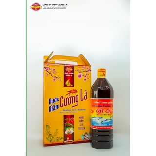 Nước mắm cốt cá cơm nút vàng 1l