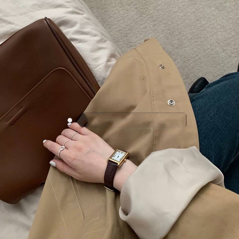 Túi Đeo Chéo Khóa Nam Châm Ba Chiều Cho Nữ