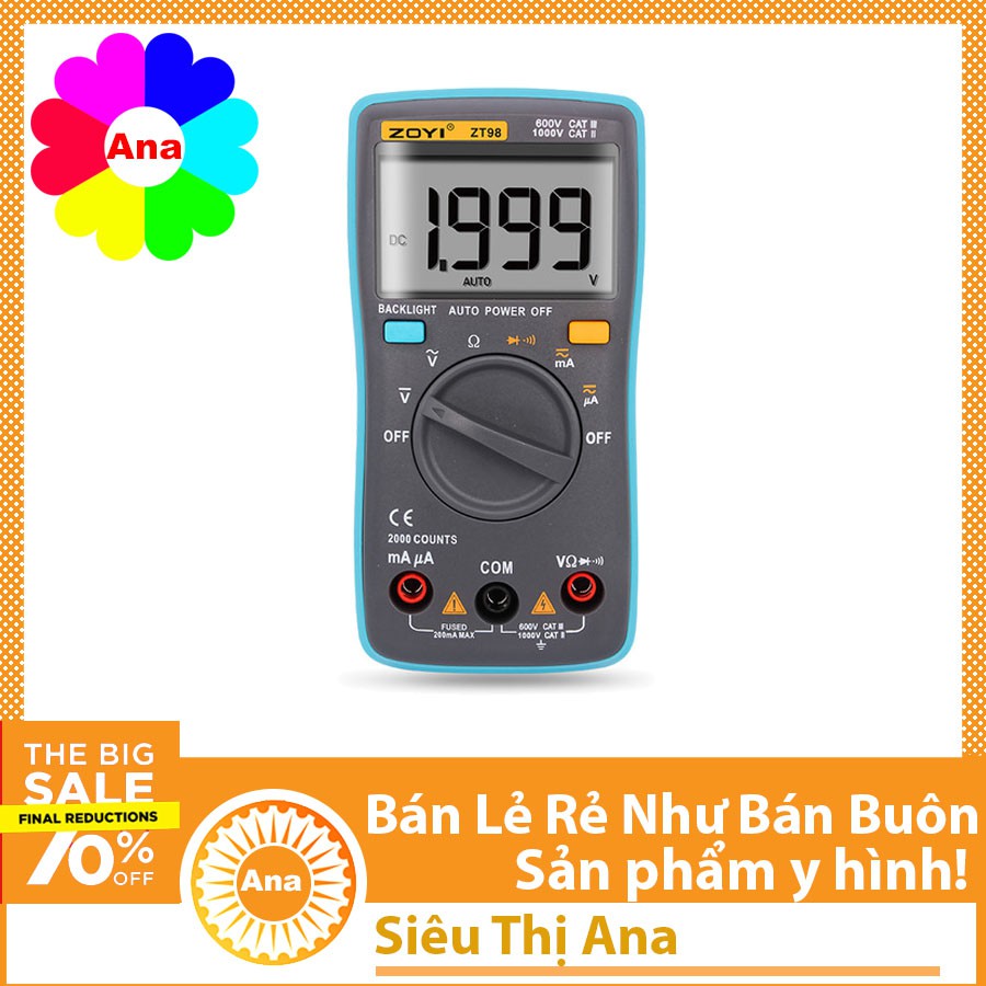 ĐỒNG HỒ ZOYI ZT98