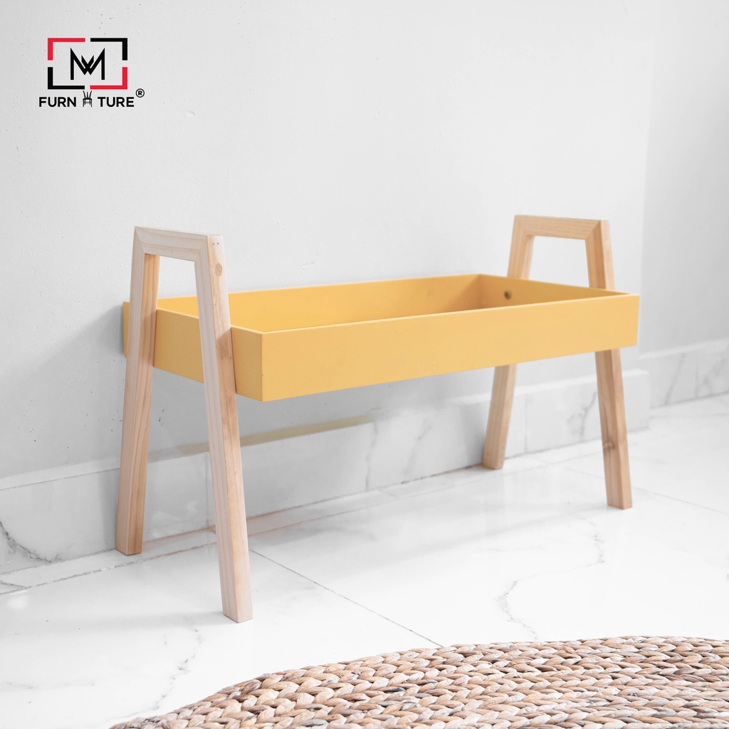 Khay đựng đồ đa năng hàn quốc lắp ráp màu vàng - MW FURNITURE - Nội thất trang trí