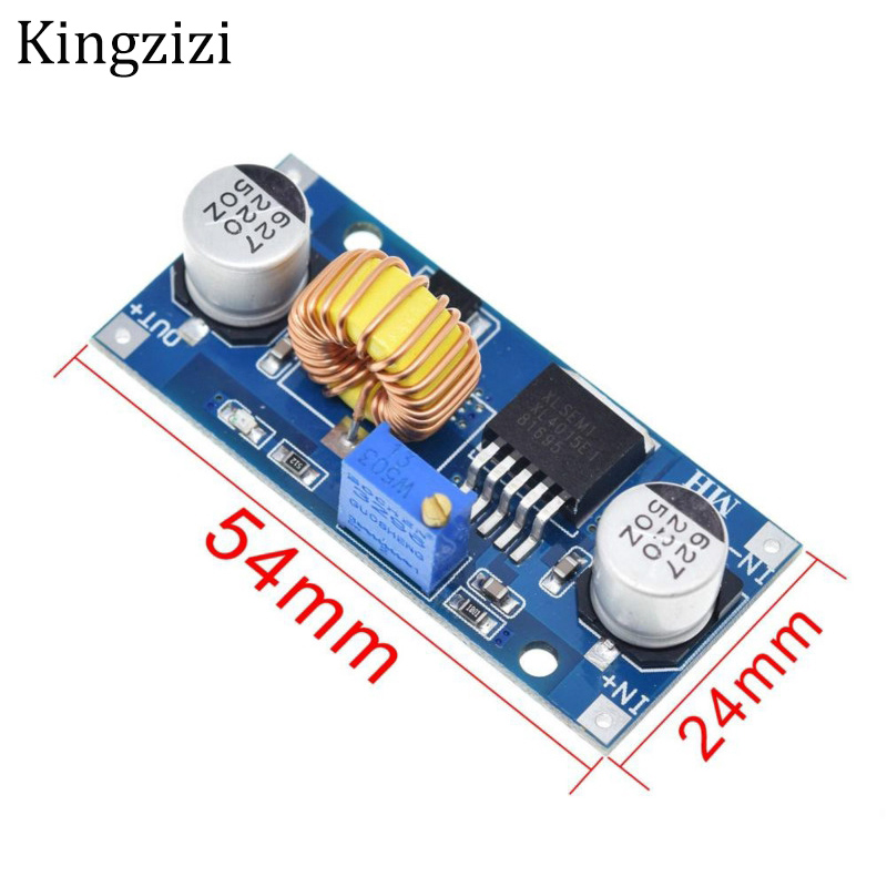 Mô đun hạ áp 5a Xl4015 Dc-Dc 4-38v sang 1.25-36v 24v 12v 9v 5v với tản nhiệt tiện dụng