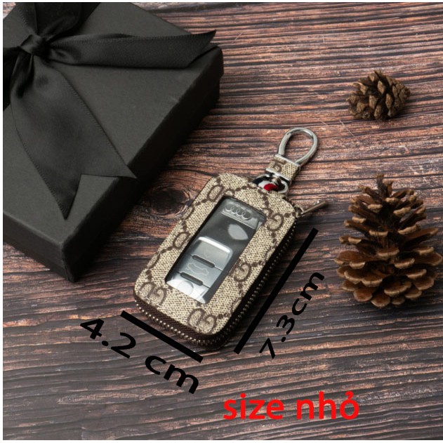 Bao Da chìa khóa smartkey ô tô  thời trang đa màu nhiều size Toaroca chống trầy xước,rơi,vỡ