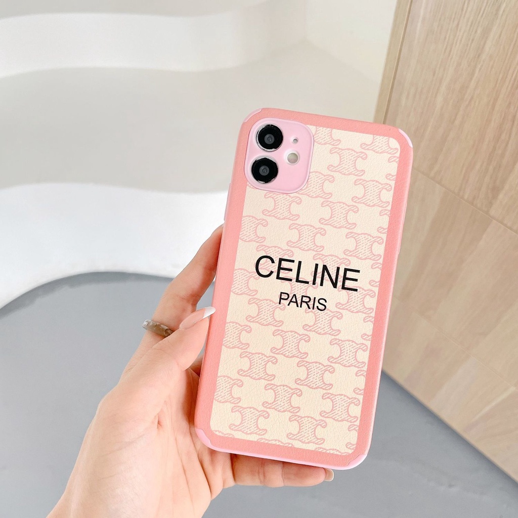 Ốp điện thoại da chống rơi thời trang thích hợp cho iPhone 11 Pro Max 12 Pro Max Xsmax Xr Xs 7 8plus 13promax