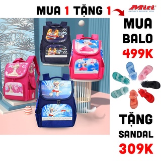 [MUA CẶP TẶNG SANDAL]Cặp chống gù học sinh - Balo chống gù lưng cho bé trai và gái C11060 [Miti]