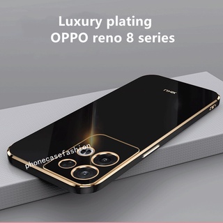 Ốp Điện Thoại Silicon Chống Sốc Mạ Viền Cho OPPO Reno 8 Pro 8Z 8 Lite 5G reno8