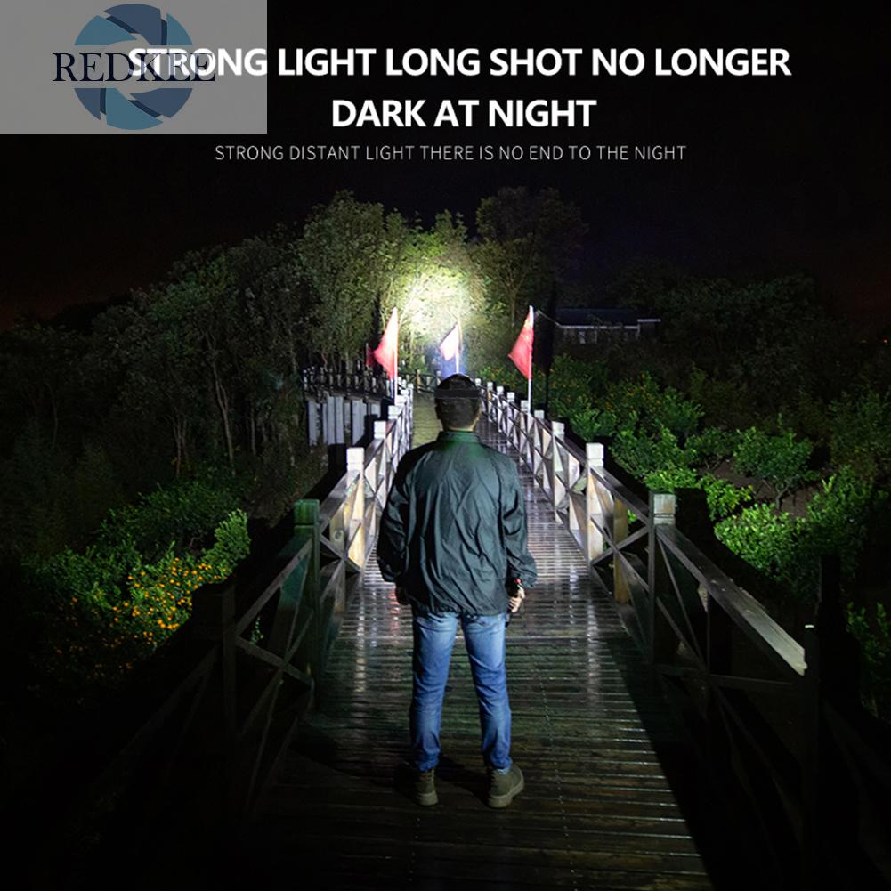 Đèn Pin Đeo Đầu Mini Siêu Sáng, 3 Chế Độ Sáng