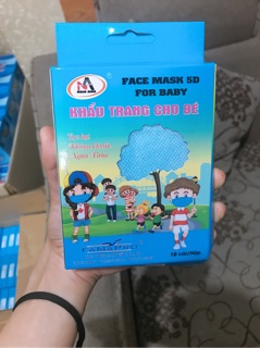 Khẩu trang [Trẻ em] 5D Kid 1 chiếc