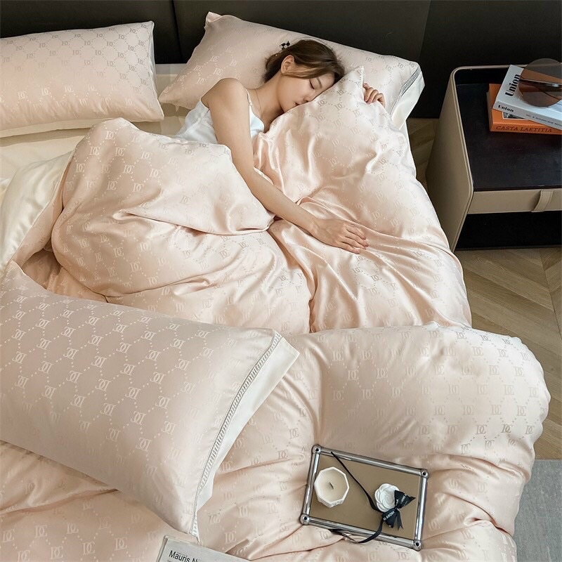 Bộ Chăn Ga Gối Lụa DREAMCITY 4 Món Set Chăn Ga Gối Hoạ Tiết Lụa Cao Cấp Nhập Khẩu Bedding By Lin | BigBuy360 - bigbuy360.vn