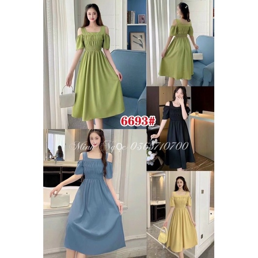 Váy Maxi Cực Xinh- hở Vai-hàng Quảng Châu