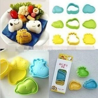 Sét 3 khuôn cơm kèm hộp cao cấp