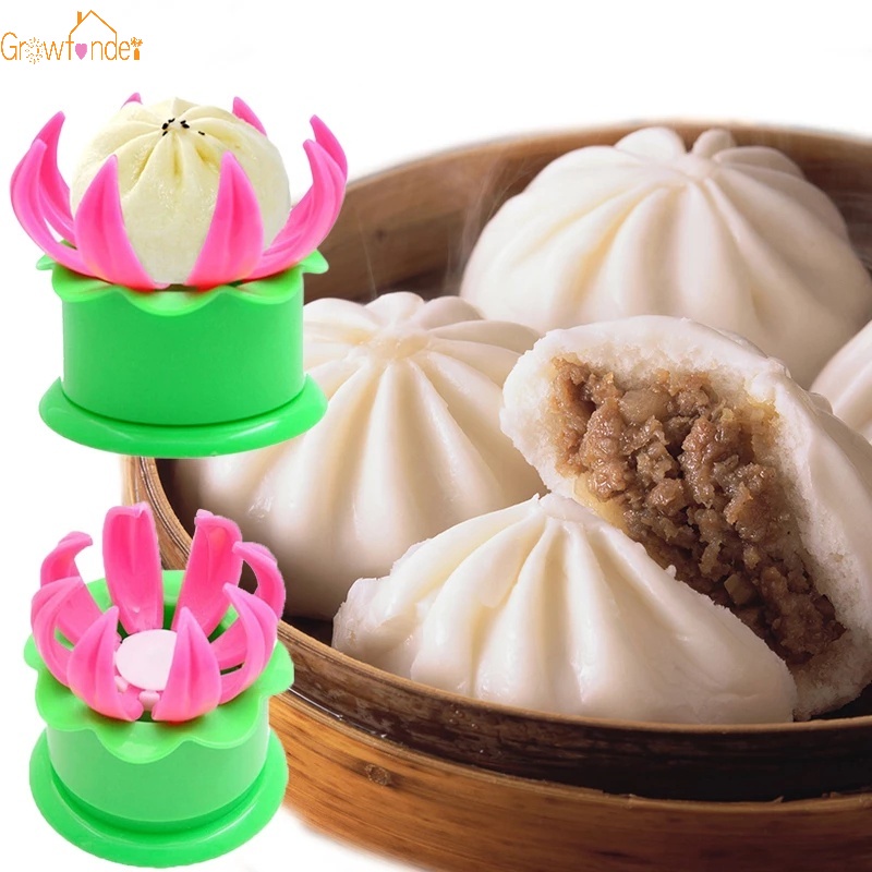 Khuôn Làm Bánh Bao Baozi Bằng Nhựa Nhanh Chóng DIY Dành Cho Nhà Bếp
