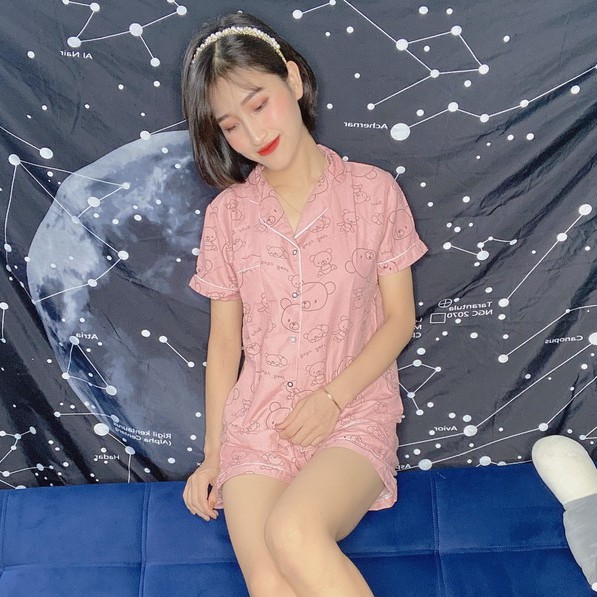 [XẢ HÀNG] Bộ Đồ Ngủ -Pijama cộc thái lan sexy họa tiết đáng yêu cute bảng màu mới nhất chất liệu nhập khẩu mỏng mát | BigBuy360 - bigbuy360.vn