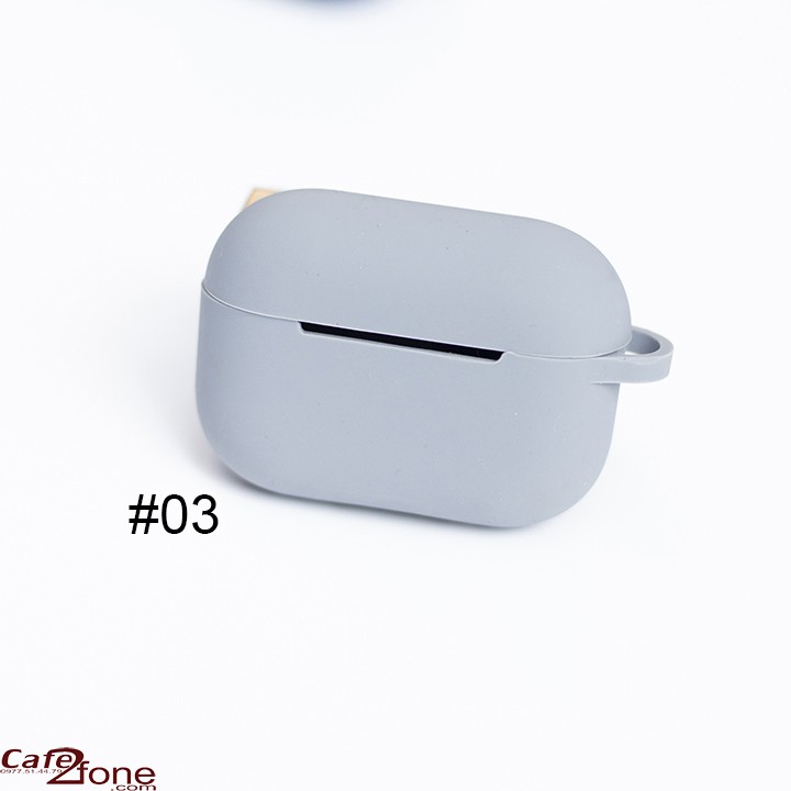 Vỏ Airpods Pro kèm móc khóa, case bảo vệ Airpod Pro khỏi các vết trầy xước - Cafe2fone