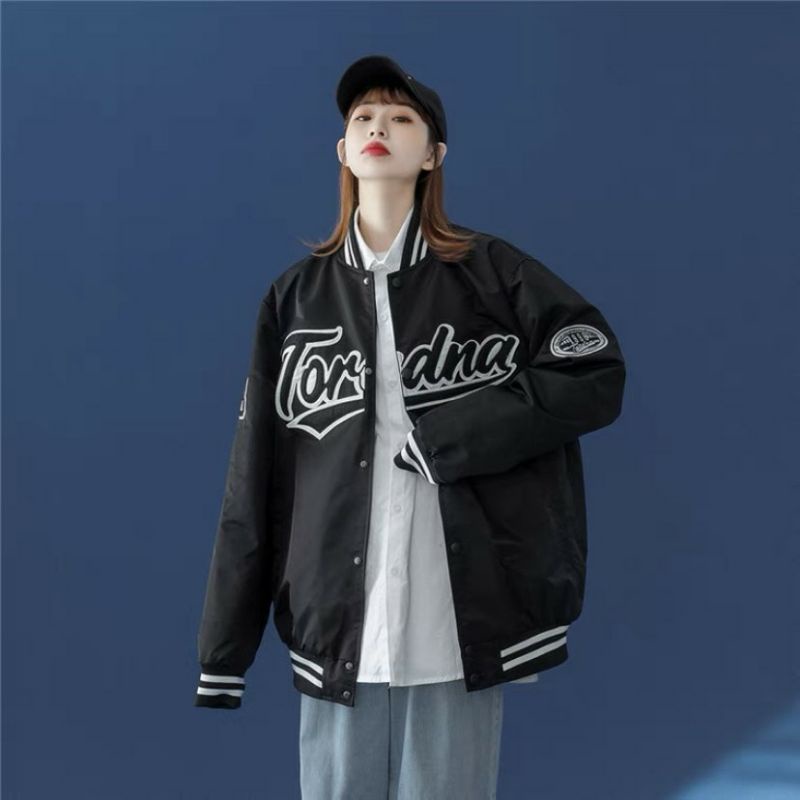 Áo Bomber Khoác Gió Nam nữ 2 Lớp Unisex TORThời trang thu đông BasicJacket bóng chày  giữ nhiệt; chống nắng
